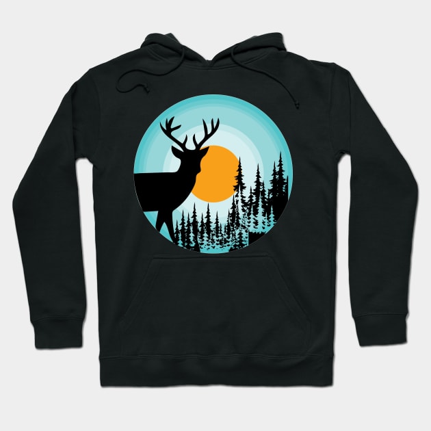 Wood night Hoodie by sonnycosmics